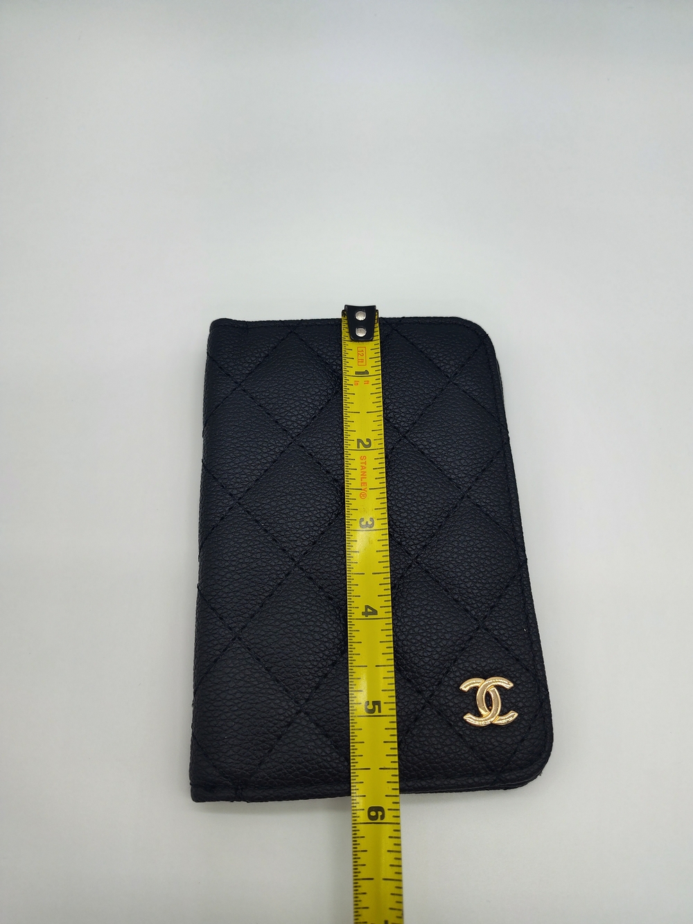 CHANEL Makeup Promotional Passport Holder Black Quilted Travel Wallet Italy NWT - Picture 8 of 8